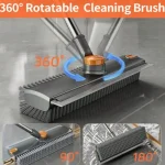 Floor Scrub Brush with Long Handle 3 In 1 Scrape 4 | PricZone