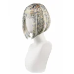 Leopard Print Bob Wig Synthetic Short Straight Bangs Animal 3 | PricZone