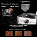 Espresso Coffee Machine BuiltIn Grinder 15 Precise Grind 4 | PricZone Espresso Coffee Machine Built In Grinder 15 Precise Grind 4 | PricZone
