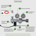 Aquarium Co2 Regulator Pressure Reducing Valve Bubble Meter 2 | PricZone