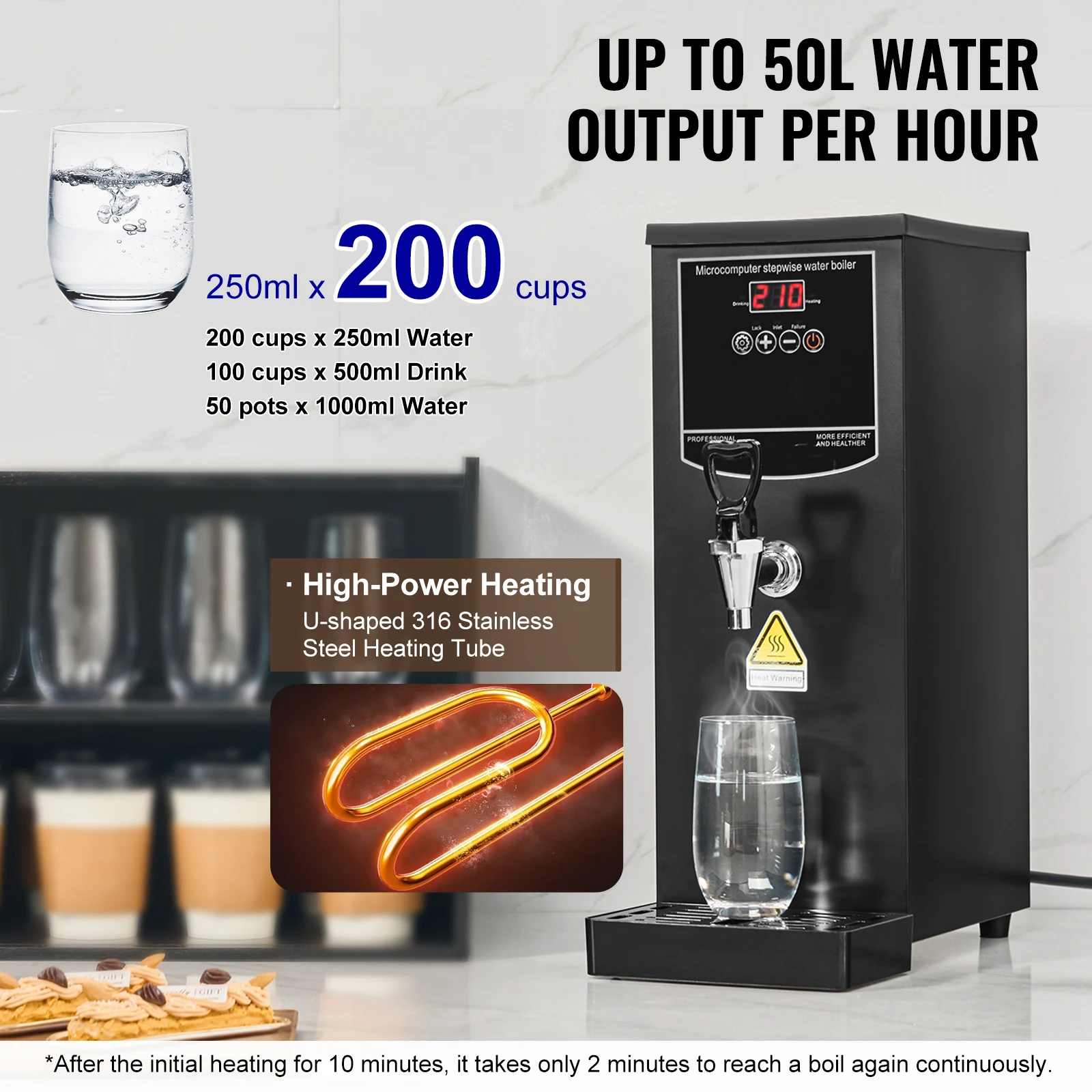 Succebuy Commercial Water Boiler Electric Hot Dispenser 2 | PricZone Succebuy Commercial Water Boiler Electric Hot Dispenser 2 | PricZone