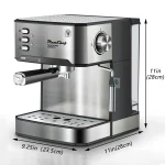 Plumchef Espresso Machine 20 Bar Compact Homehold Coffee 2 | PricZone Plumchef Espresso Machine 20 Bar Compact Homehold Coffee 2 | PricZone