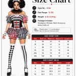 Womens Halloween Evil Clown Costume Sexy Circus Cosplay 8 | PricZone Womens Halloween Evil Clown Costume Sexy Circus Cosplay 8 | PricZone