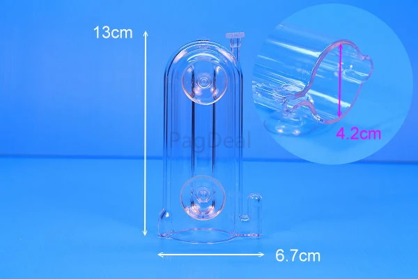 Glass Fish Food Feeder Hang-On Aquarium Crystal Shrimp 7