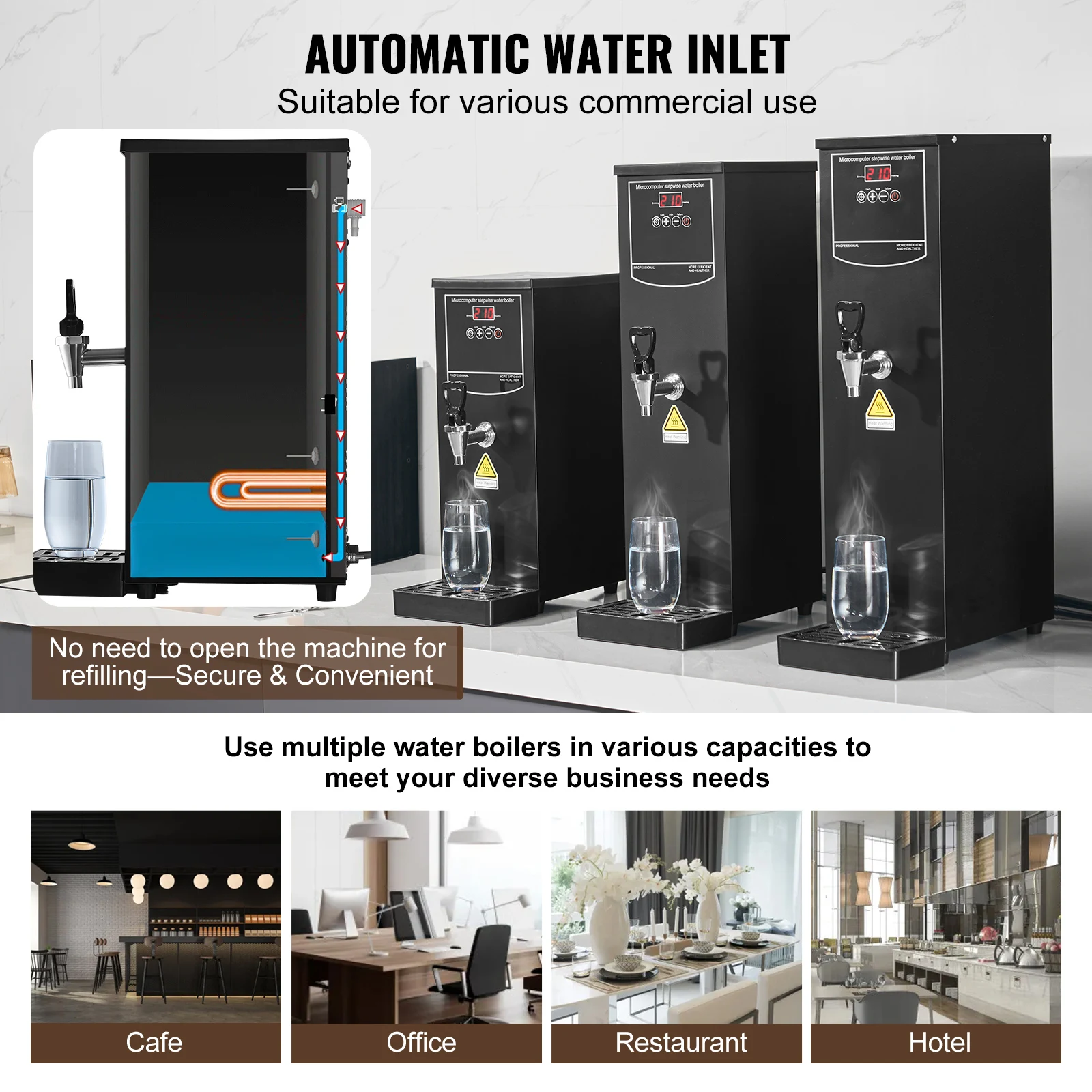 Succebuy Commercial Water Boiler Electric Hot Dispenser 4 | PricZone Succebuy Commercial Water Boiler Electric Hot Dispenser 4 | PricZone