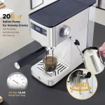 Garvee Compact 20 Bar Espresso MachineStainless Steel 4 | PricZone
