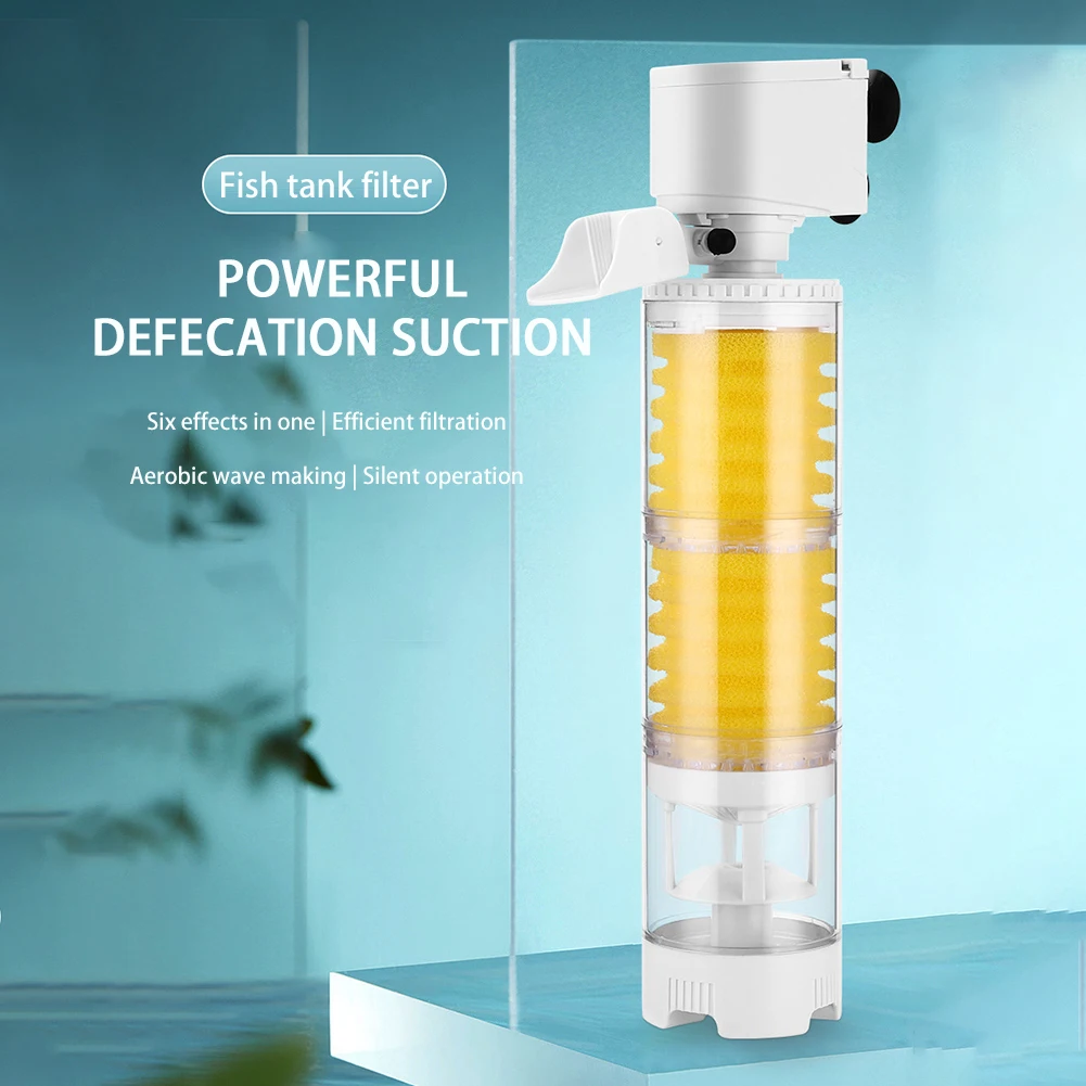 Tank Filter Ultra Quiet Fish Filtration Pump Add Oxygen 3 19