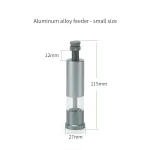 Diy Fish Tank Feeder Finger Pressure Aluminum Alloy Small 2 | PricZone Diy Fish Tank Feeder Finger Pressure Aluminum Alloy Small 2 | PricZone