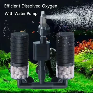 Aquarium Filter with Water Pump for Fish Tank Air Skimmer 1