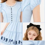 Women Alice Cosplay Lolita Dress Puff Short Sleeve Round 7 | PricZone Women Alice Cosplay Lolita Dress Puff Short Sleeve Round 7 | PricZone
