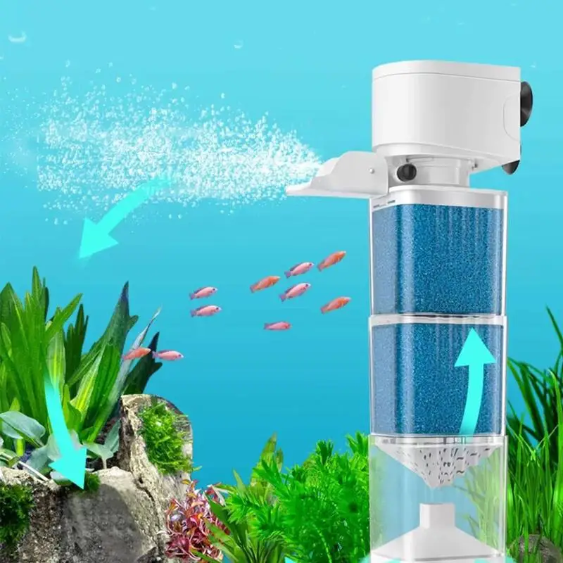 All-In-One Aquarium Filter Pump 6 Functions for Clean Water 16