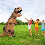 Adult Inflatable T Rex Dinosaur Costume Premium Polyester 4 | PricZone
