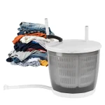 2 In 1 Manual Laundry Basket Hand Crank Washer Spin Dryer 1 | PricZone