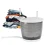 2-In-1 Manual Laundry Basket Hand-Crank Washer Spin Dryer