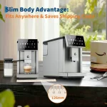 3rd Gen Automatic Espresso Machine with Milk Frother 6 | PricZone