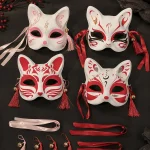 Printed Fox HalfFace Mask Kit Unisex Adult OneSize 5 | PricZone