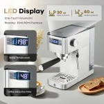 Garvee Compact 20 Bar Espresso MachineStainless Steel 3 | PricZone