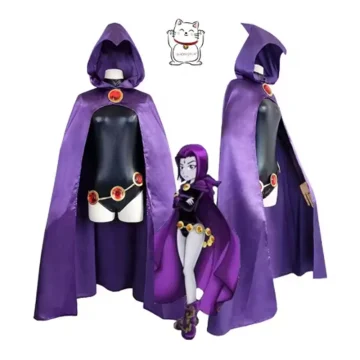 Anime Dark Magic Witch Cosplay Costume Gothic Hooded Cape 1 | PricZone