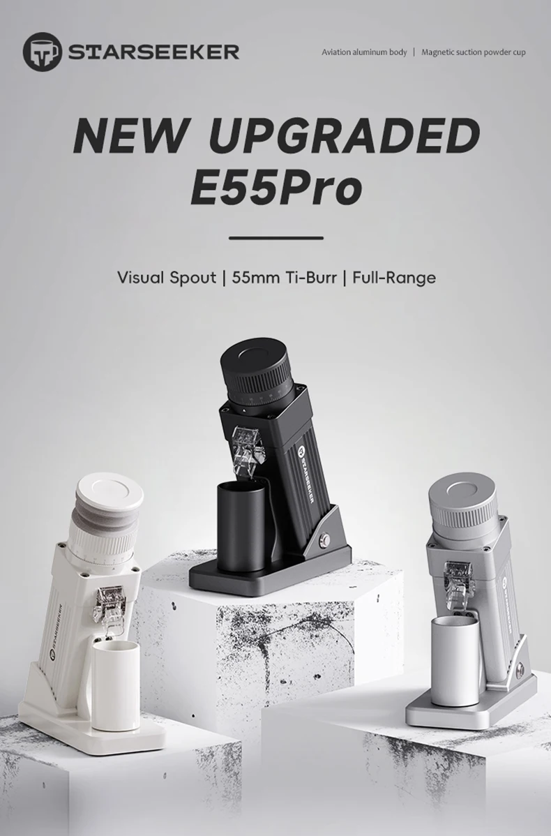 Starseeker E55Pro Electric Coffee Grinder 55Mm Espresso 11