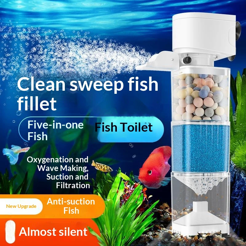 All-In-One Aquarium Filter Pump 6 Functions for Clean Water 14