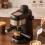Steam Espresso Machine 3.5 Bar 4 Cup Compact and Cappuccino