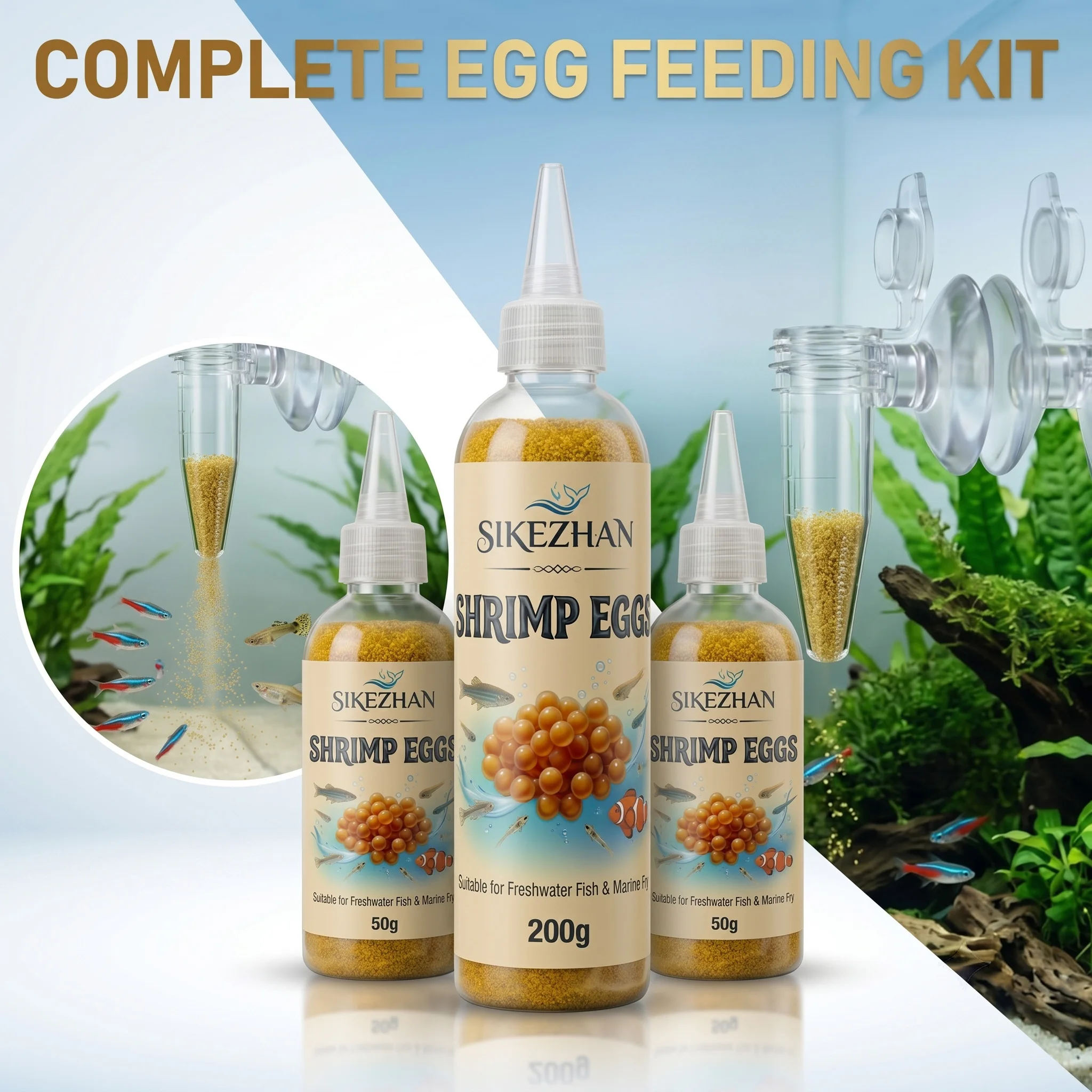 Complete Brine Shrimp Eggs Feeder Set for Aquarium Baby 1 | PricZone Complete Brine Shrimp Eggs Feeder Set for Aquarium Baby 1 | PricZone