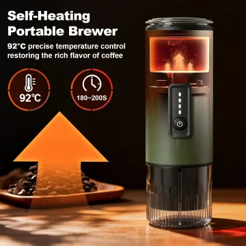 Espresso Maker 3 In 1 Coffee Machine with Carrying Bag 2