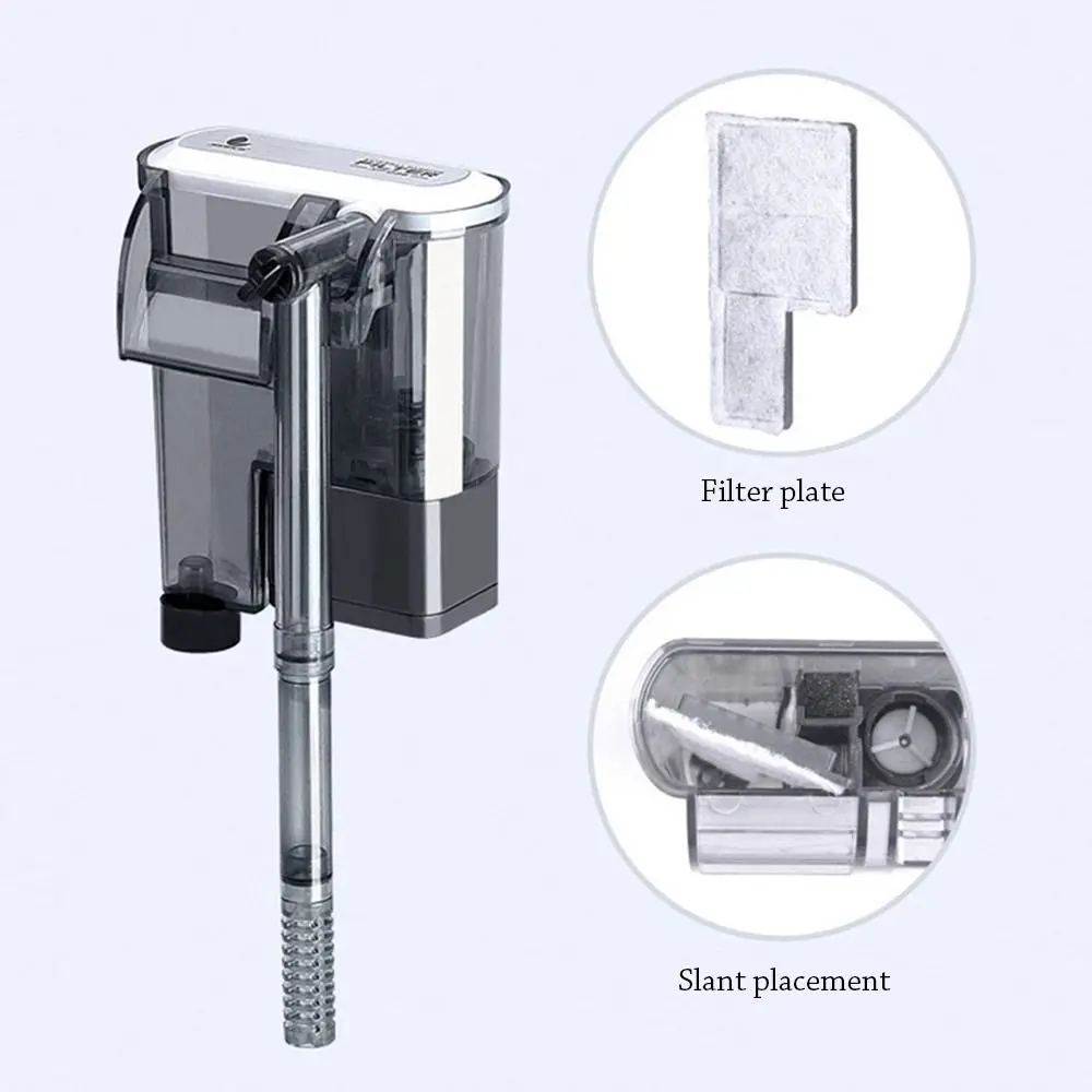 Waterfall Fish Tank Filter 3 In 1 Wall-Mounted Circulating 16