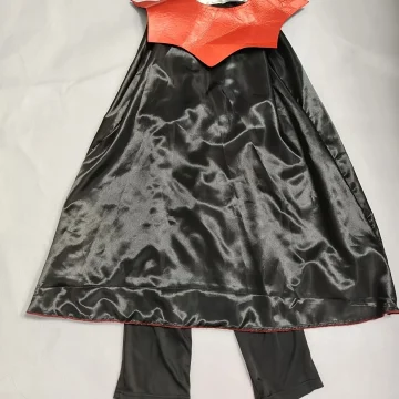 Boys Vampire Themed Costume Set Including Stand Collar Cape 2