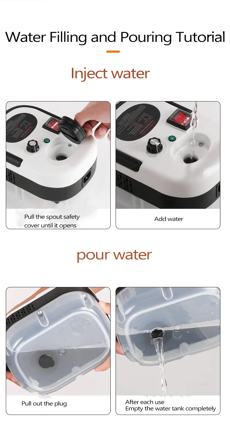 Multi-Purpose Steam Cleaner for Kitchen Oil Stains Glass 26