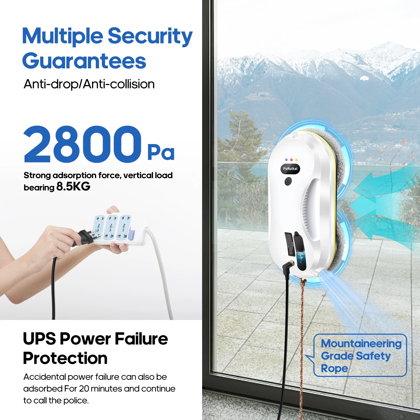 Household Window Automatic Water Spray Cleaning Robot 2 | PricZone Household Window Automatic Water Spray Cleaning Robot 2 | PricZone