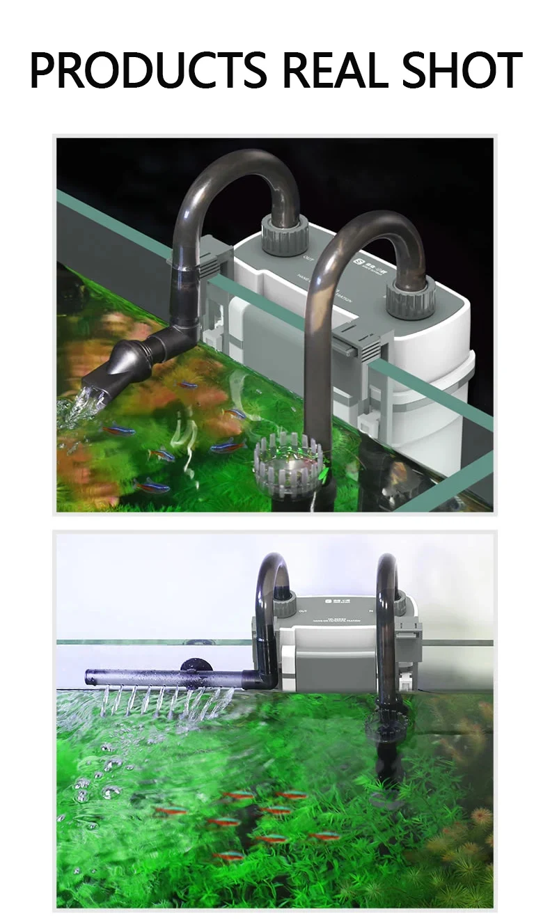 Aquarium External Oxygen Pump Fish Tank Hanging Filter 26