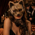 Soft Furry Faux Fur Fox HalfFace Mask Props Ornament 2 | PricZone