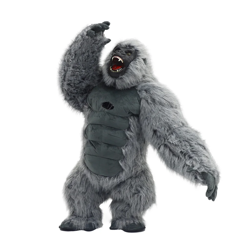 2.6M/3M King Kong Inflatable Costume Mascot with Battery 13