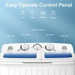 Washing Machine 20Lbs Capacity Twin Tub 2Lbs Washer 4 | PricZone Washing Machine 20Lbs Capacity Twin Tub 2Lbs Washer 4 | PricZone