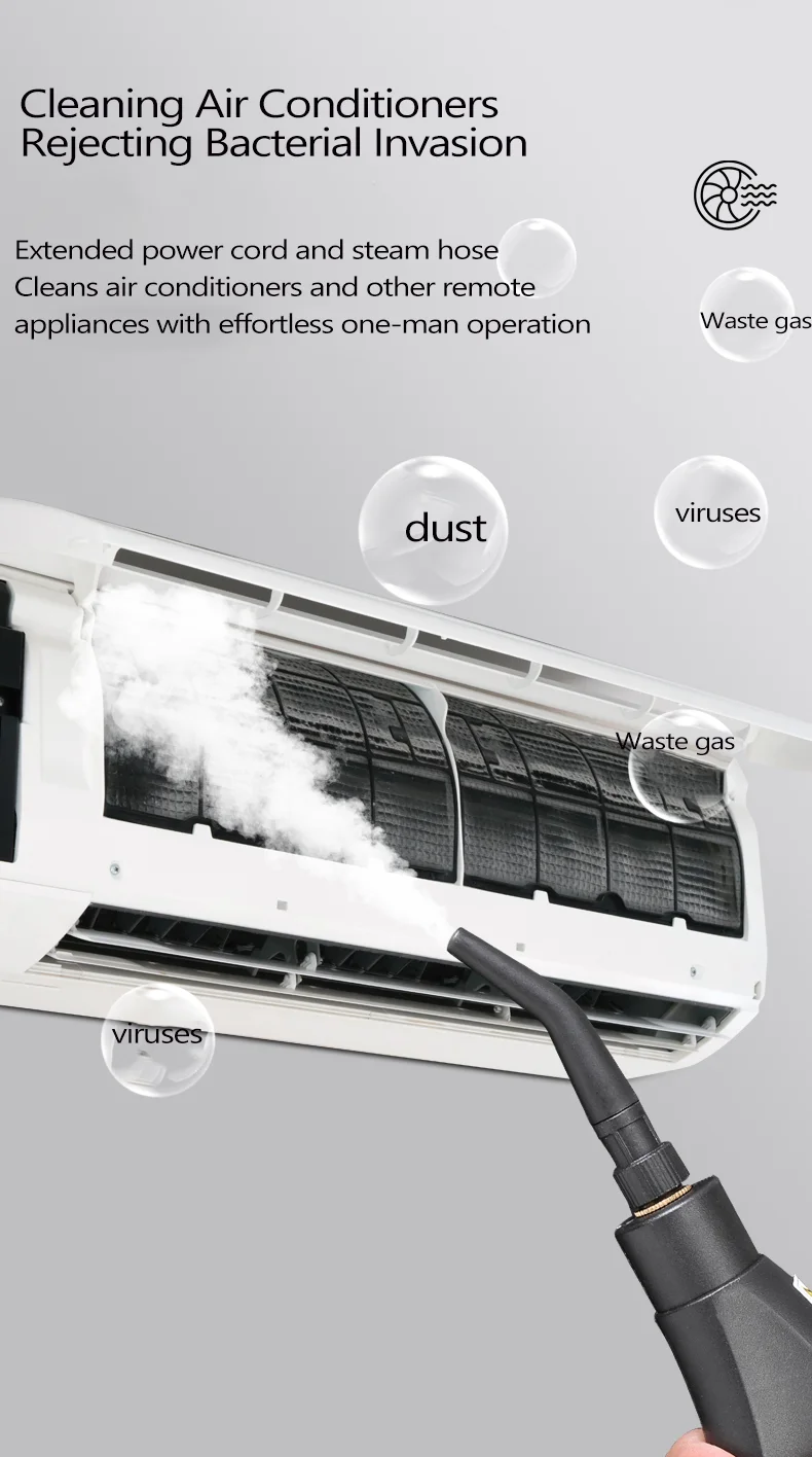 Multi-Purpose Steam Cleaner for Kitchen Oil Stains Glass 24