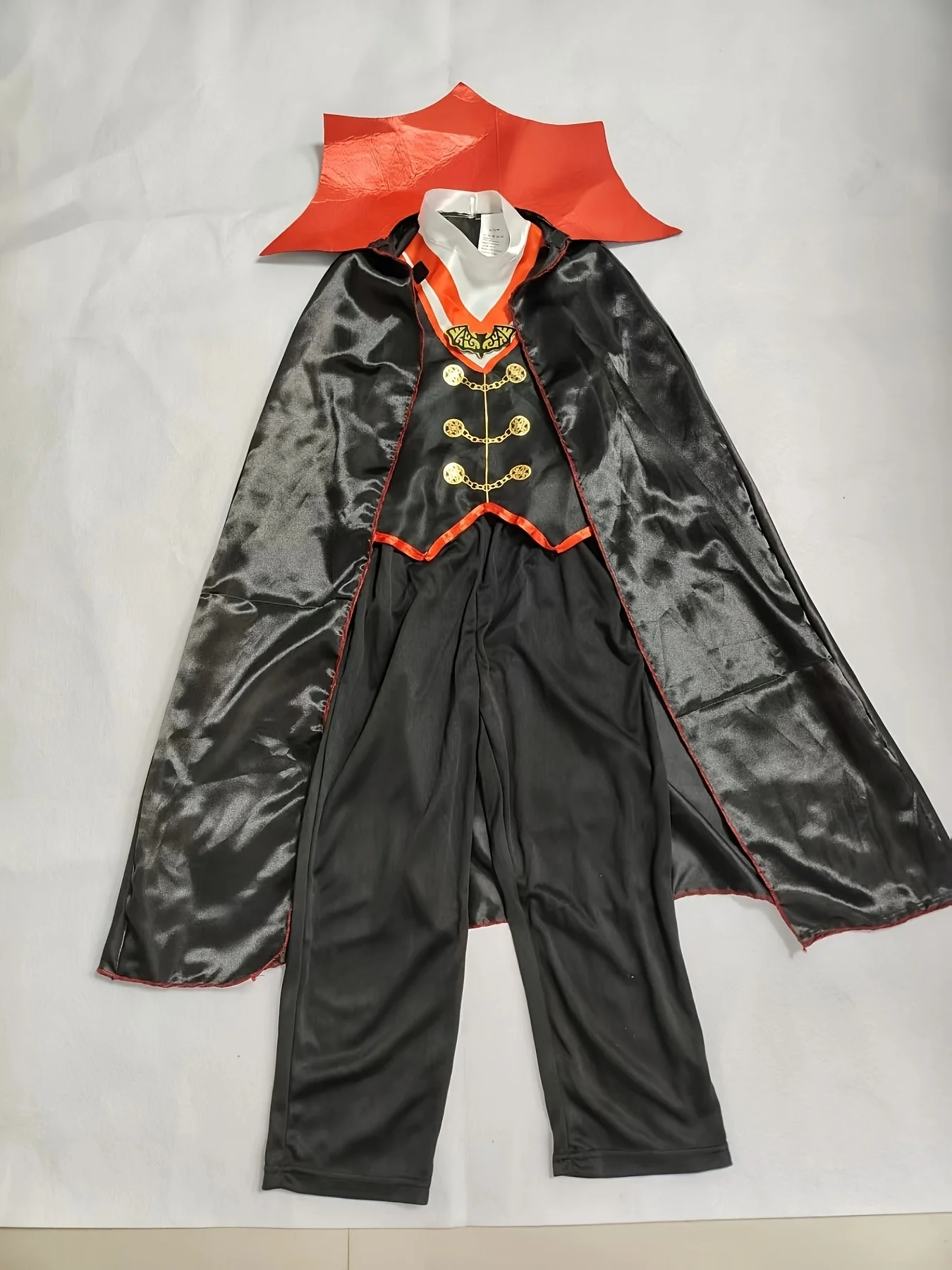 Boys Vampire Themed Costume Set Including Stand Collar Cape 3 | PricZone Boys Vampire Themed Costume Set Including Stand Collar Cape 3 | PricZone