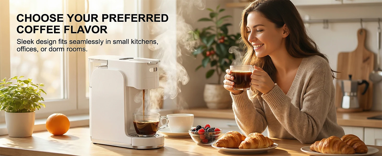 Single-Serve Coffee Maker 4 In 1 Hot and Iced Machine 14