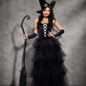 Halloween Cosplay Witch Dress Outfit for Women Sleeveless 1 | PricZone