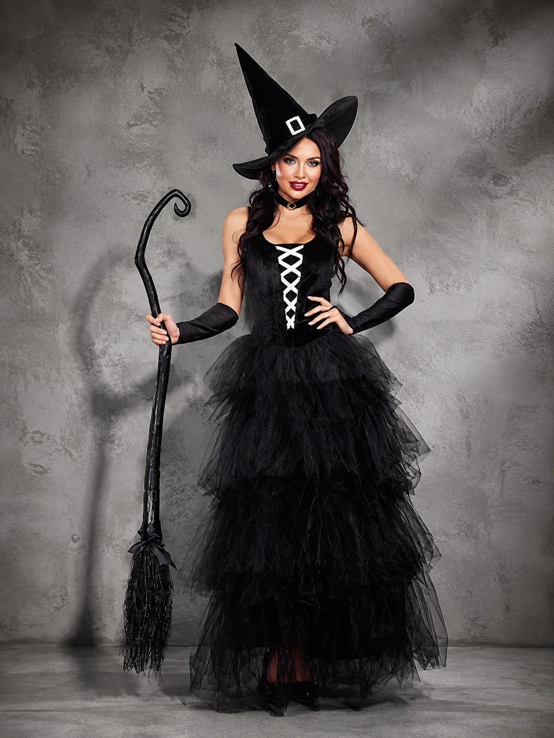 Halloween Cosplay Witch Dress Outfit for Women Sleeveless 1 | PricZone Halloween Cosplay Witch Dress Outfit for Women Sleeveless 1 | PricZone