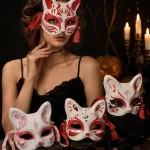 Printed Fox HalfFace Mask Kit Unisex Adult OneSize 4 | PricZone