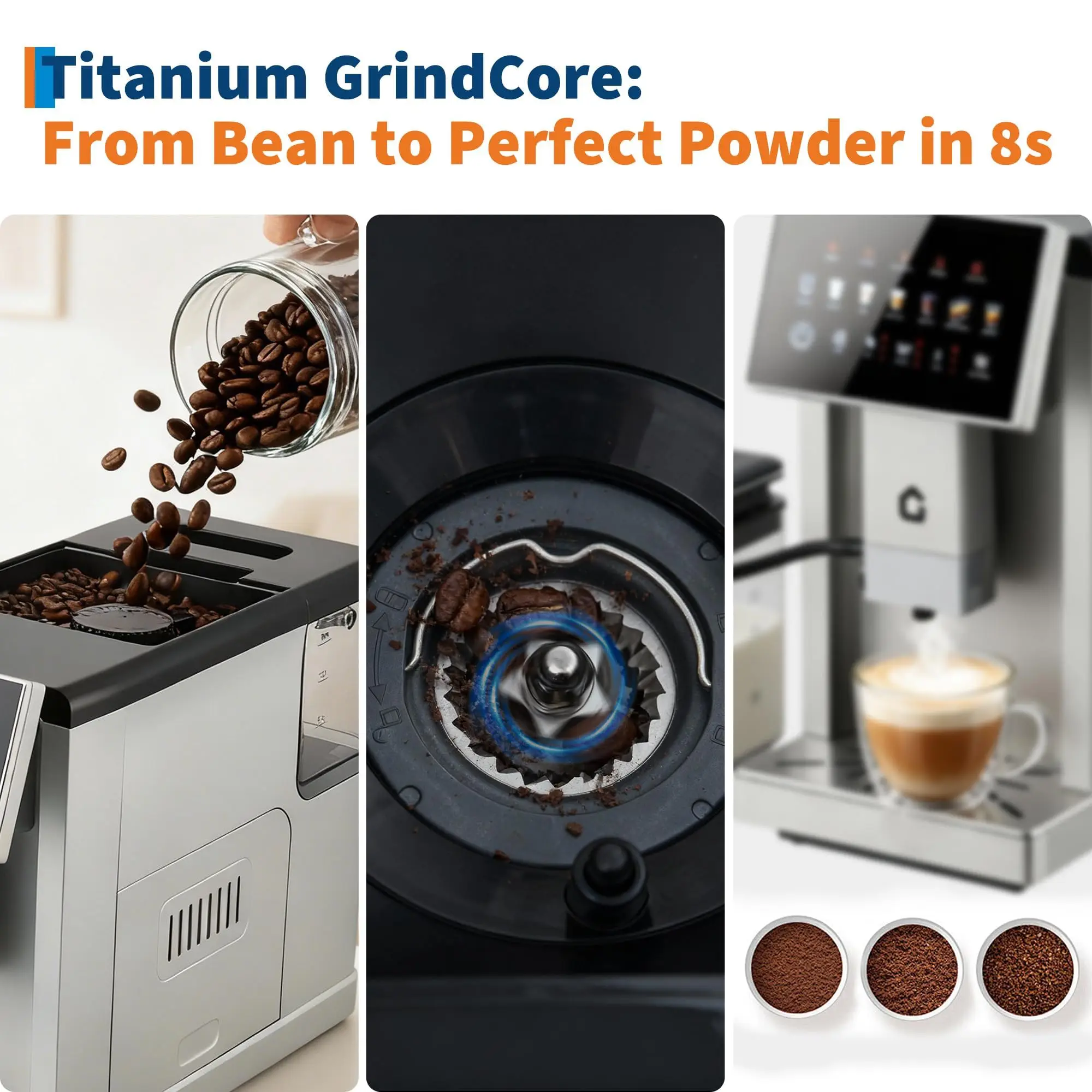 3rd-Gen Automatic Espresso Machine with Milk Frother 10