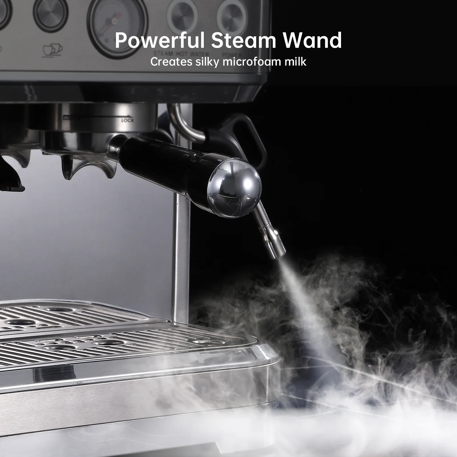 Espresso Machine with Milk Frother and Grinder 15 Bar 6 | PricZone Espresso Machine with Milk Frother and Grinder 15 Bar 6 | PricZone