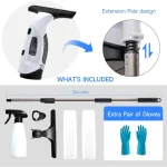 Cordlwindow Vacuum Squeegee with Extension Pole Electric 3 | PricZone Cordlwindow Vacuum Squeegee with Extension Pole Electric 3 | PricZone