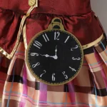 Girls Vintage Fancy Dress Costume Set Includes Plaid Skirt 5 | PricZone