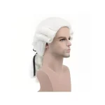 White Colonial Wig Synthetic Long Curly Ponytail 18Th 4 | PricZone