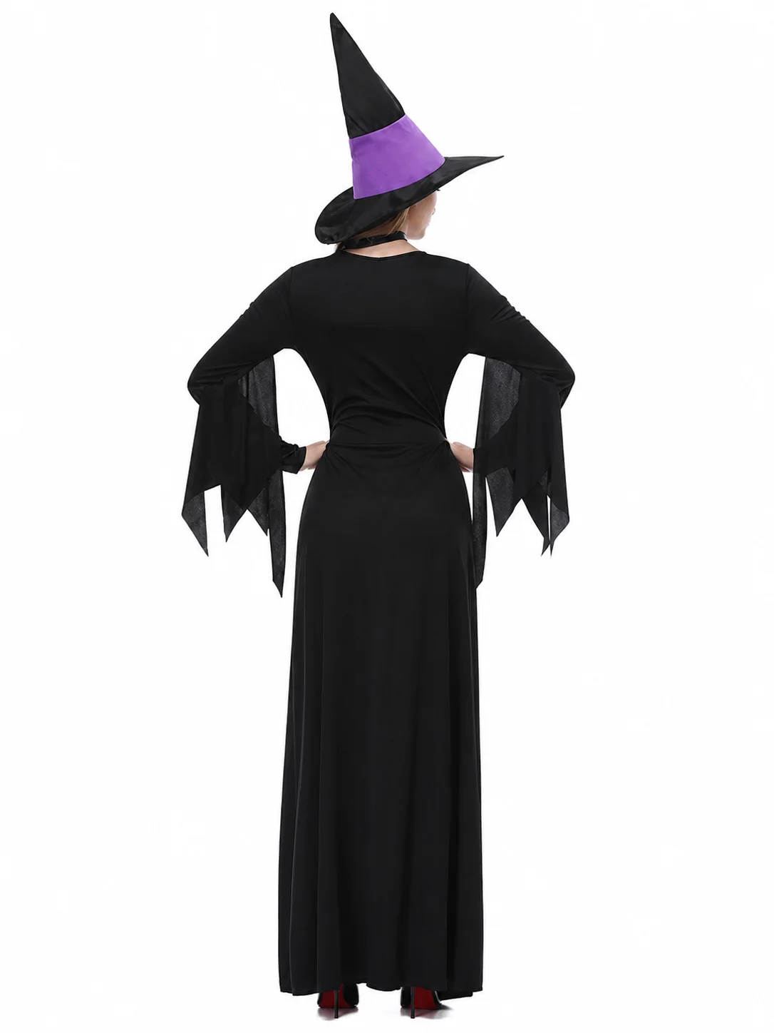 Women Classic Witch Costume Set Long Sleeve FloorLength 3 | PricZone Women Classic Witch Costume Set Long Sleeve FloorLength 3 | PricZone