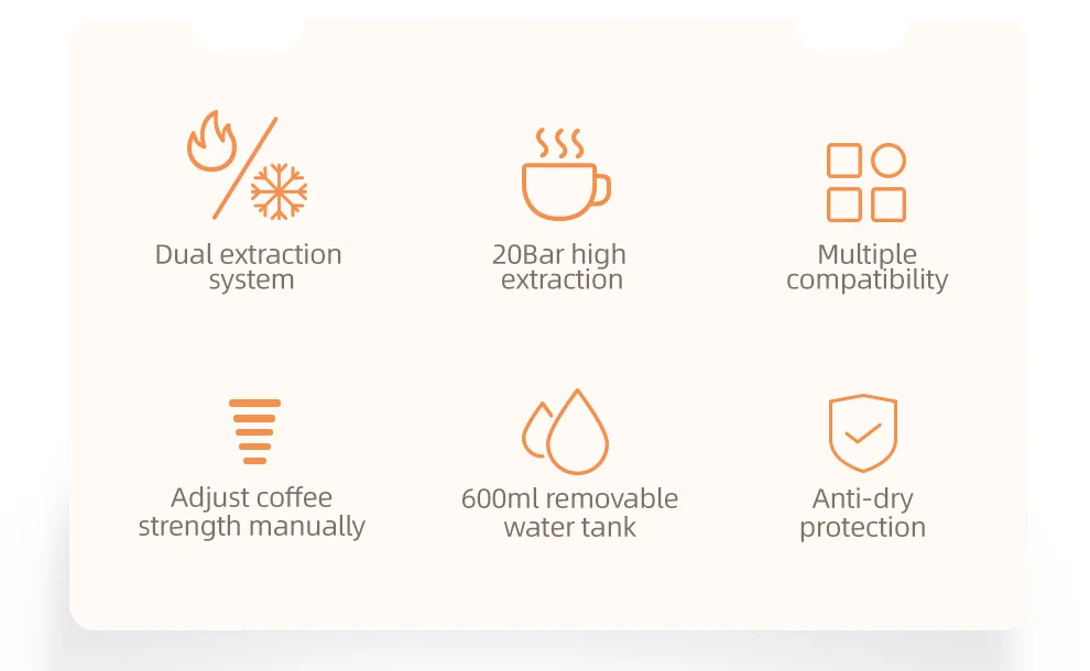Hibrew Multiple Capsule Coffee Machine Hot/Cold Dolce Gusto 11