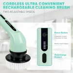 Electric Spin Scrubber Rechargeable Cordless with 39 Brushes 4 | PricZone
