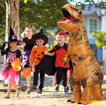 Adult Inflatable TRex Dinosaur Costume Premium Polyester 2 | PricZone Adult Inflatable T Rex Dinosaur Costume Premium Polyester 2 | PricZone